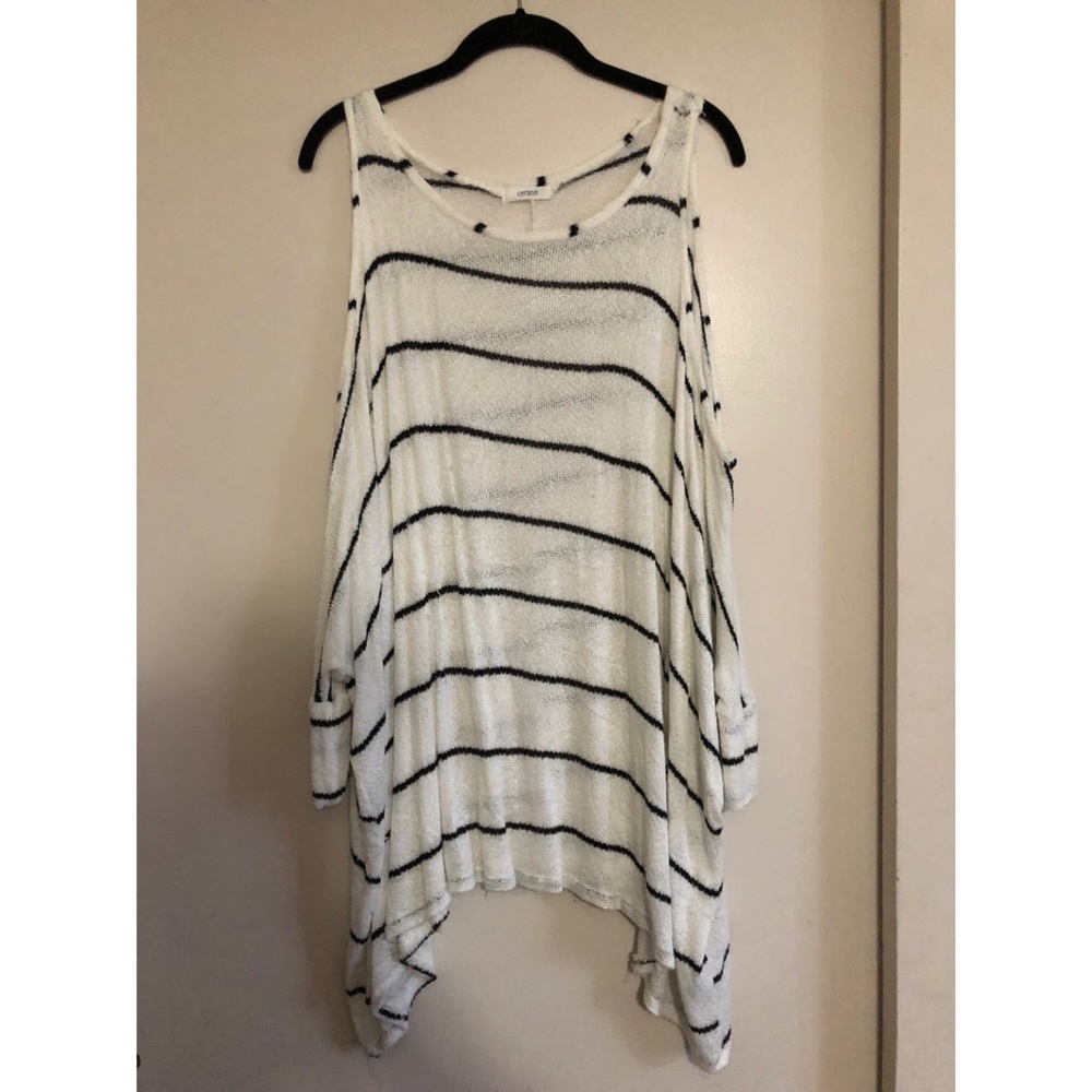 Cold shoulder blouse